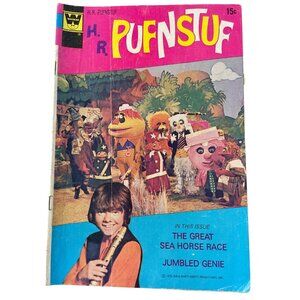 Whitman H.R. Pufnstuf #7 Comic Book 1972 Great Sea Horse Race Jumbled Genie